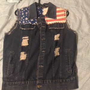 Custom jean jacket